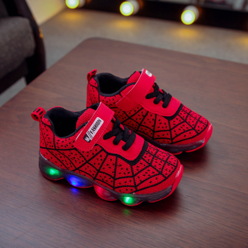 Kids LED Light Up Sports Shoes