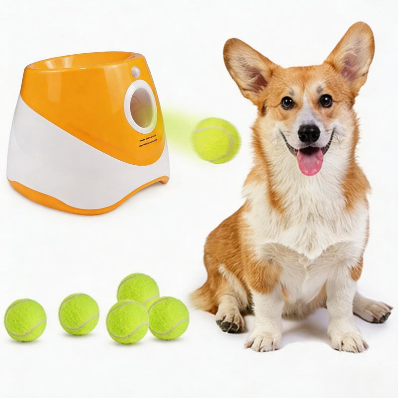 Automatic Pet Ball Throwing Machine USB Charging Interactive Toy