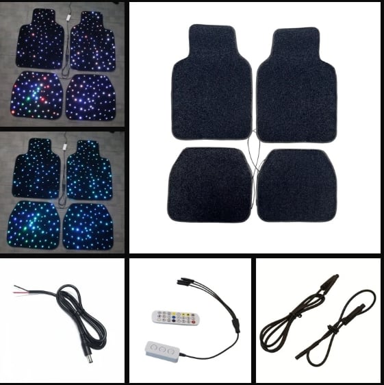 Starlight Fiber Optic car rug mat light