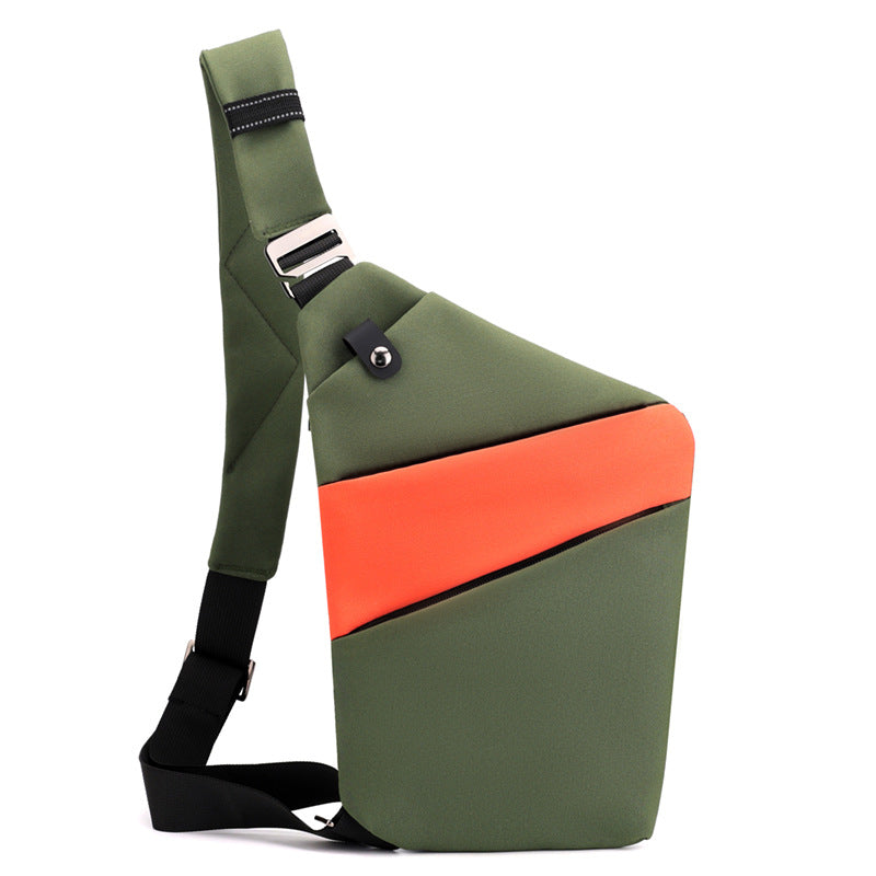 Crossbody Chest Bag with Anti-theft Design