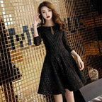 Black Cocktail Party Dress