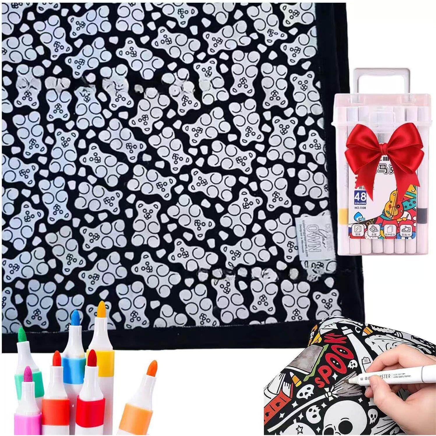DIY Washable Kids Coloring Blanket