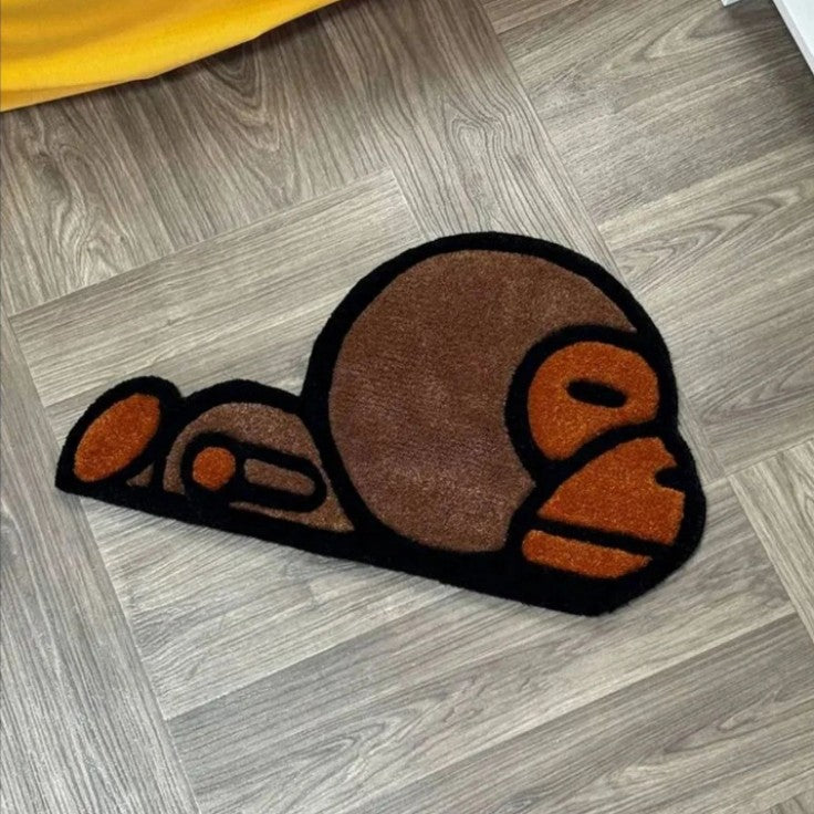 Cartoon-Shaped Absorbent Non-Slip Bedroom Rug