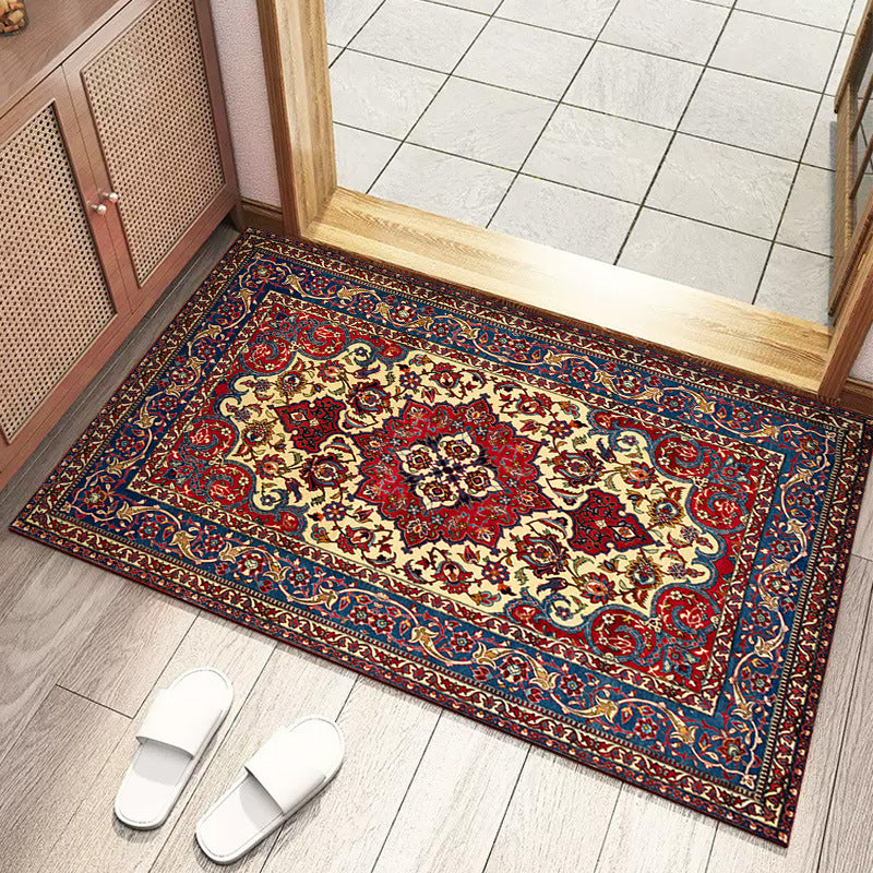 Retro Persian Floor Mat Absorbent Anti-Dust Rug