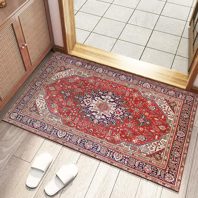 Retro Persian Floor Mat Absorbent Anti-Dust Rug