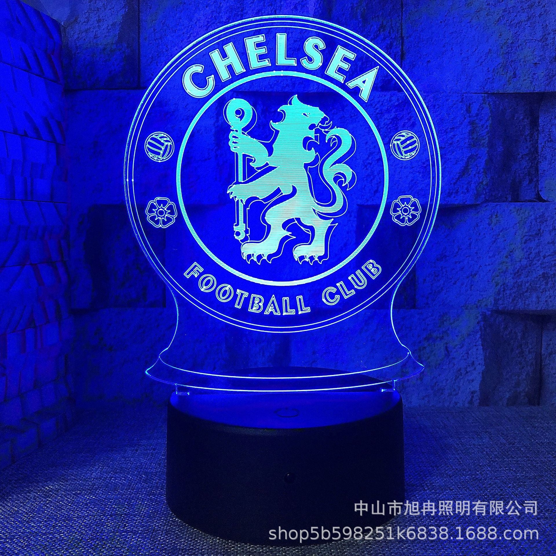 3D nightlight Football Club team logo