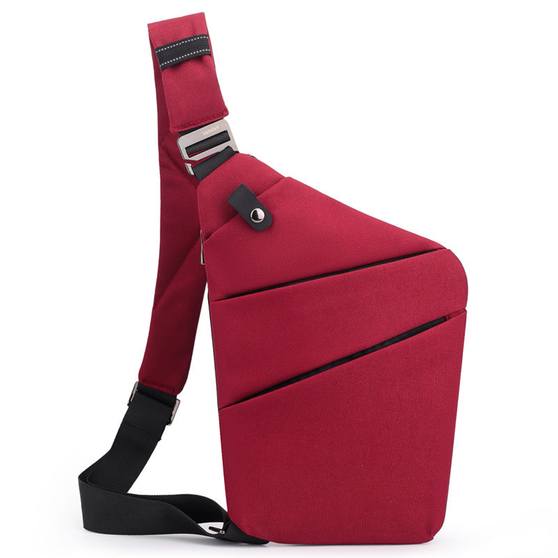 Crossbody Chest Bag with Anti-theft Design