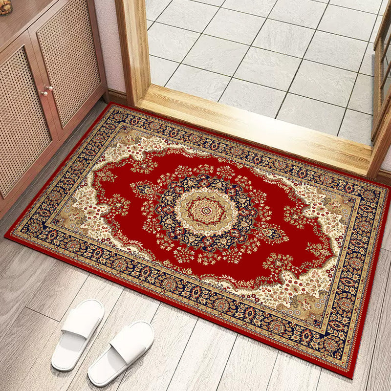 Retro Persian Floor Mat Absorbent Anti-Dust Rug
