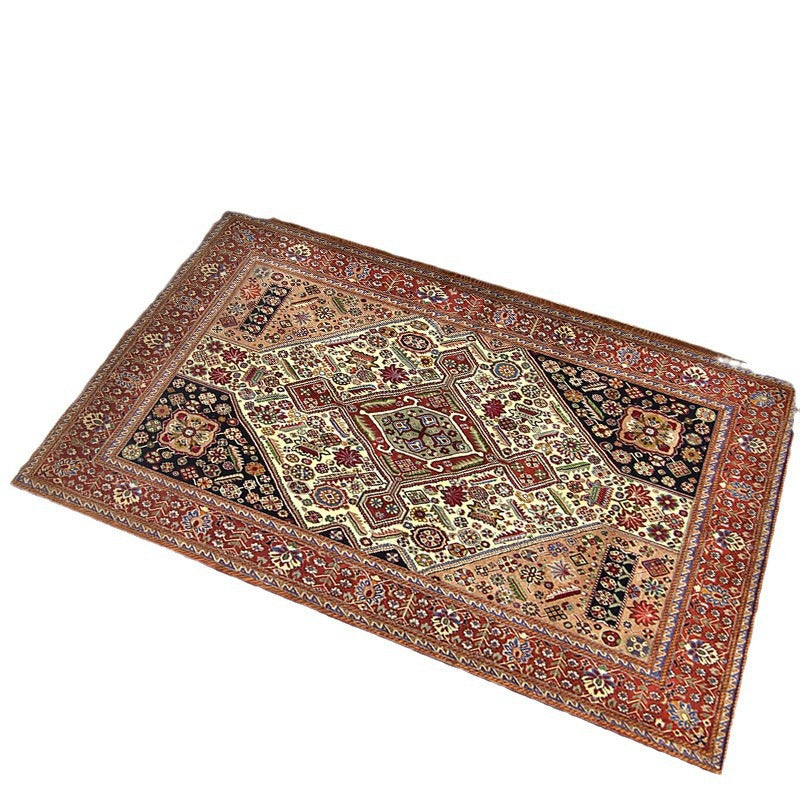 Retro Persian Floor Mat Absorbent Anti-Dust Rug