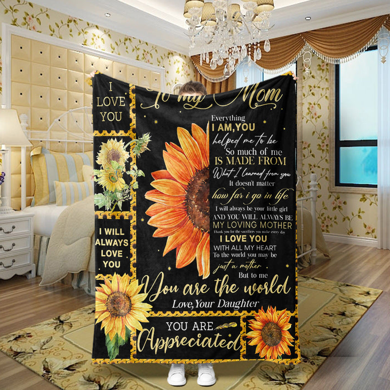 Autumn and Winter Sun-Sleeping Printed Rug