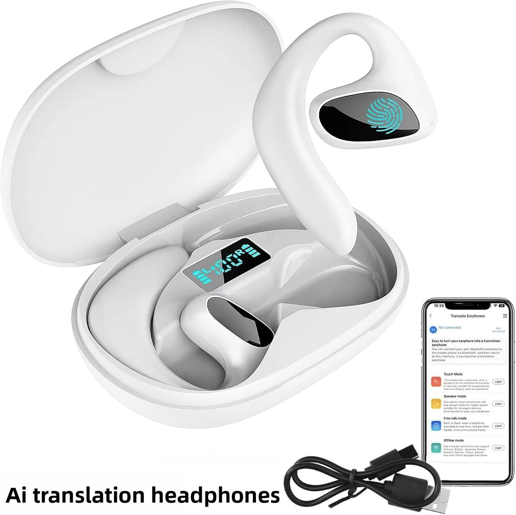 AI Translation Bluetooth Earphones with Heavy Bass