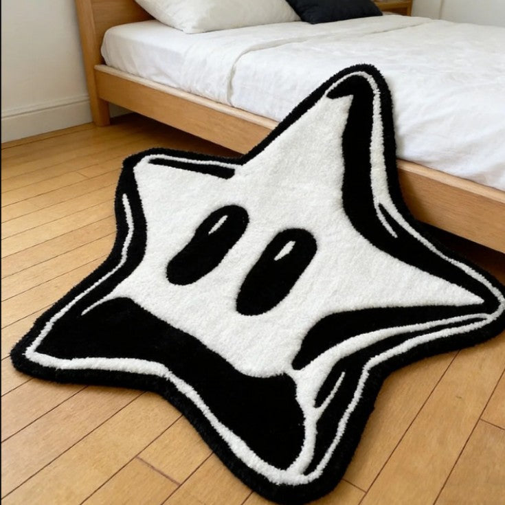 Cartoon-Shaped Absorbent Non-Slip Bedroom Rug