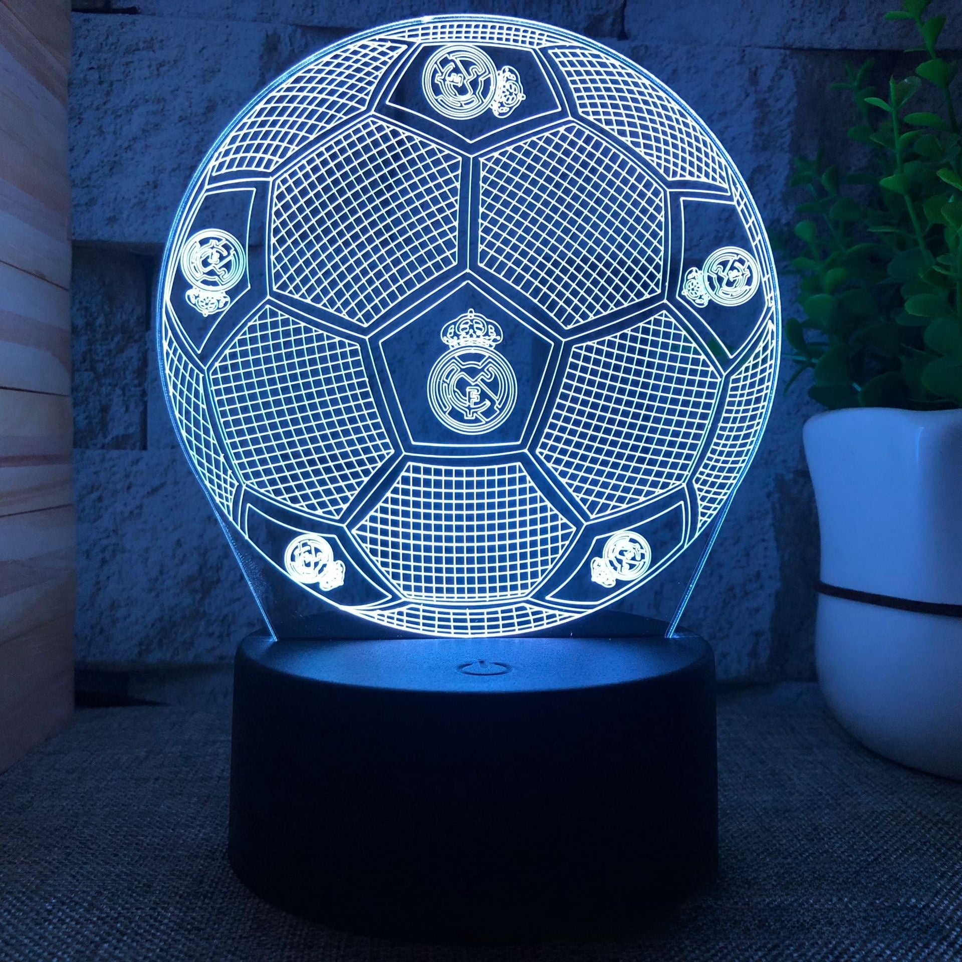 3D nightlight Football Club team logo