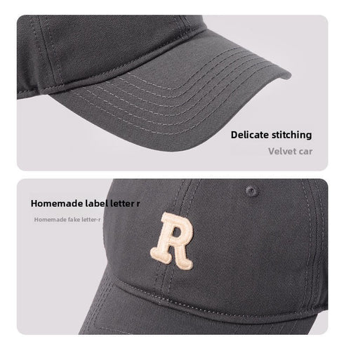 Adjustable Cotton Baseball Cap with Curved Brim