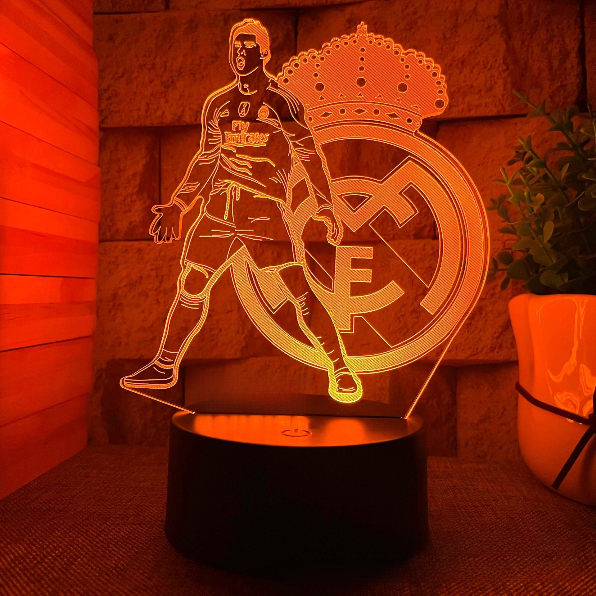 3D nightlight Football Club team logo