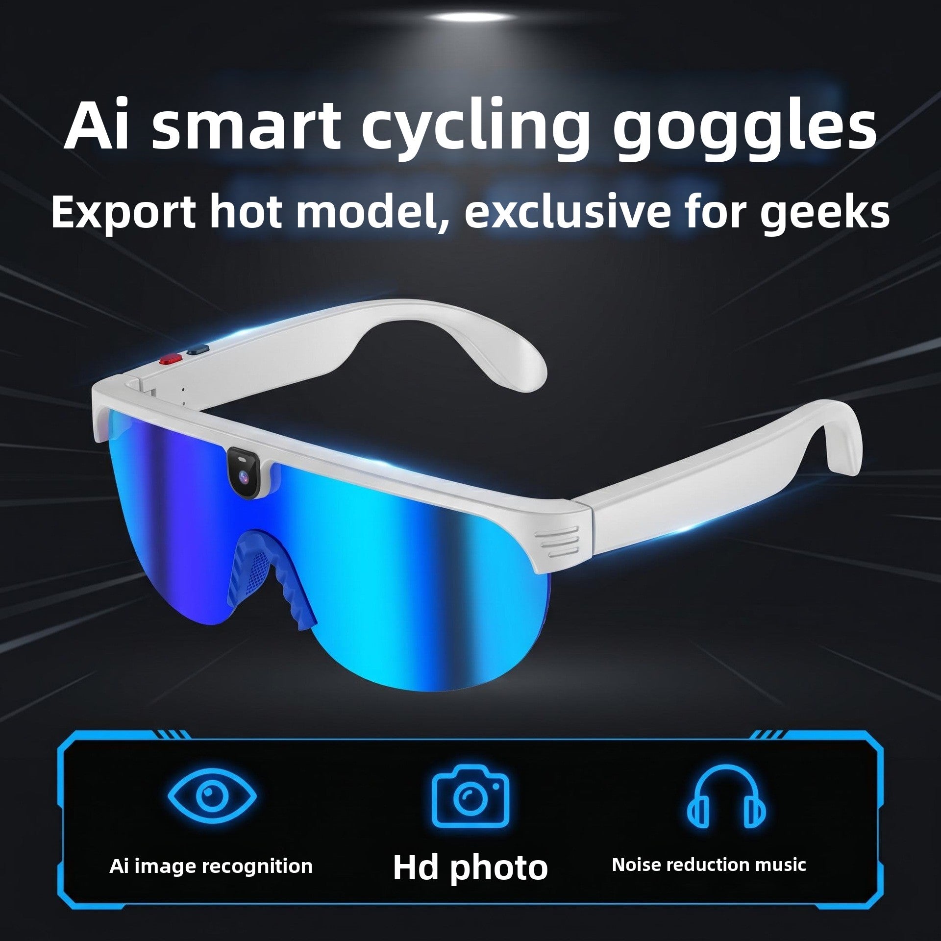 AI Bluetooth Smart Glasses with Camera and Translation