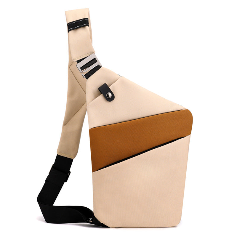 Crossbody Chest Bag with Anti-theft Design