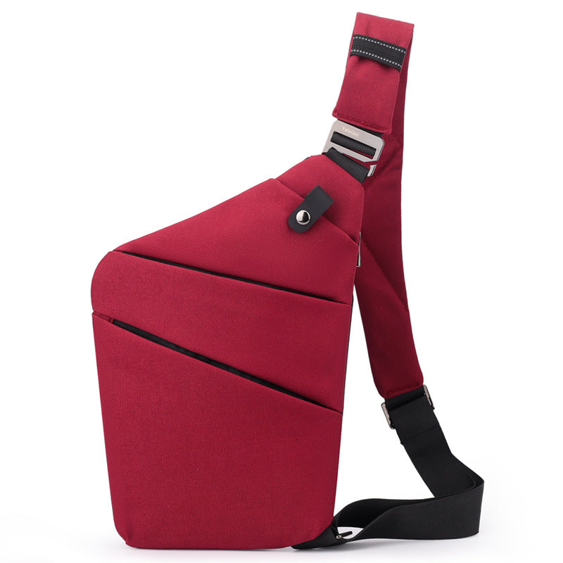 Crossbody Chest Bag with Anti-theft Design