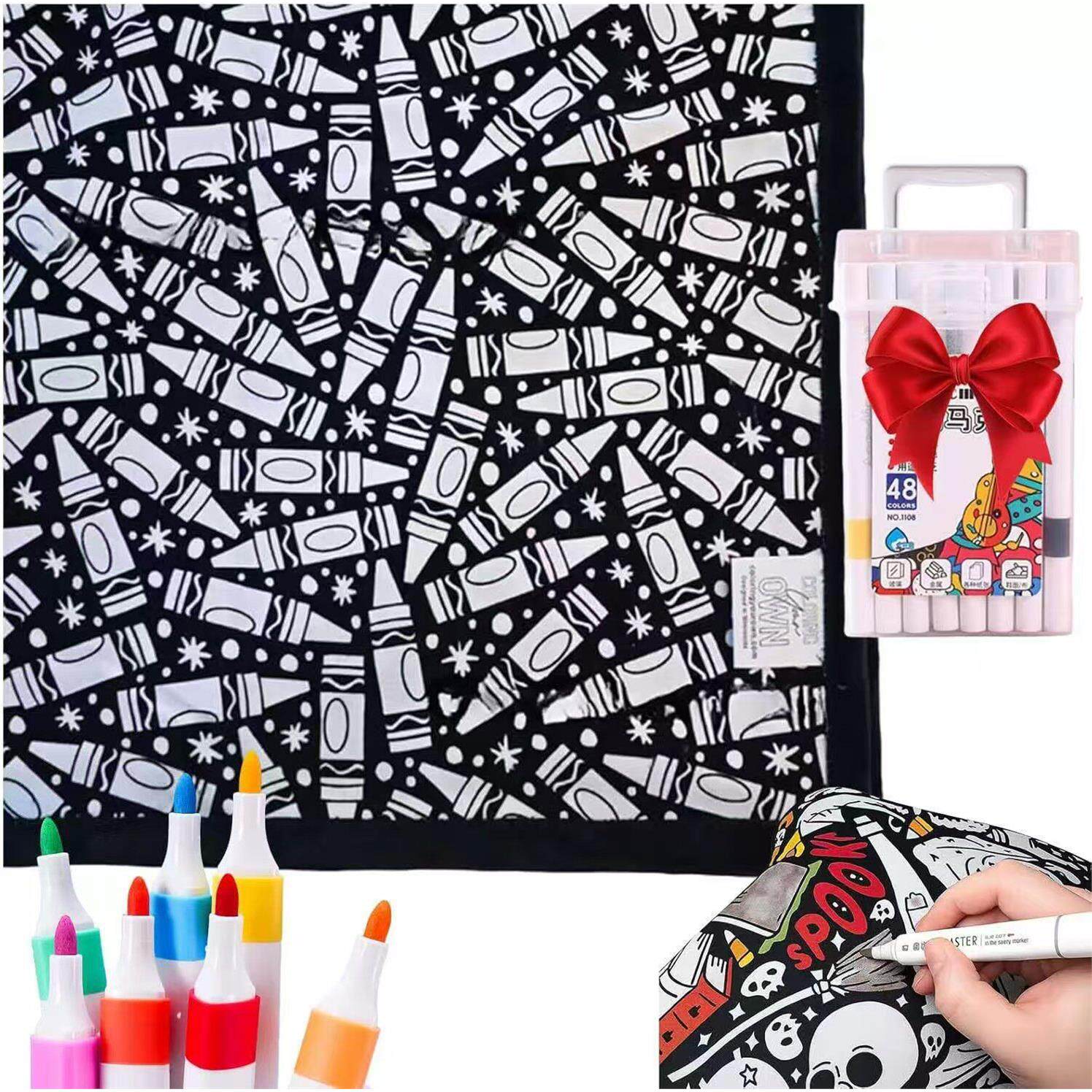 DIY Washable Kids Coloring Blanket