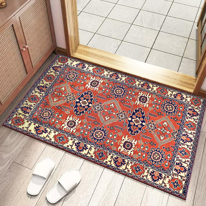 Retro Persian Floor Mat Absorbent Anti-Dust Rug