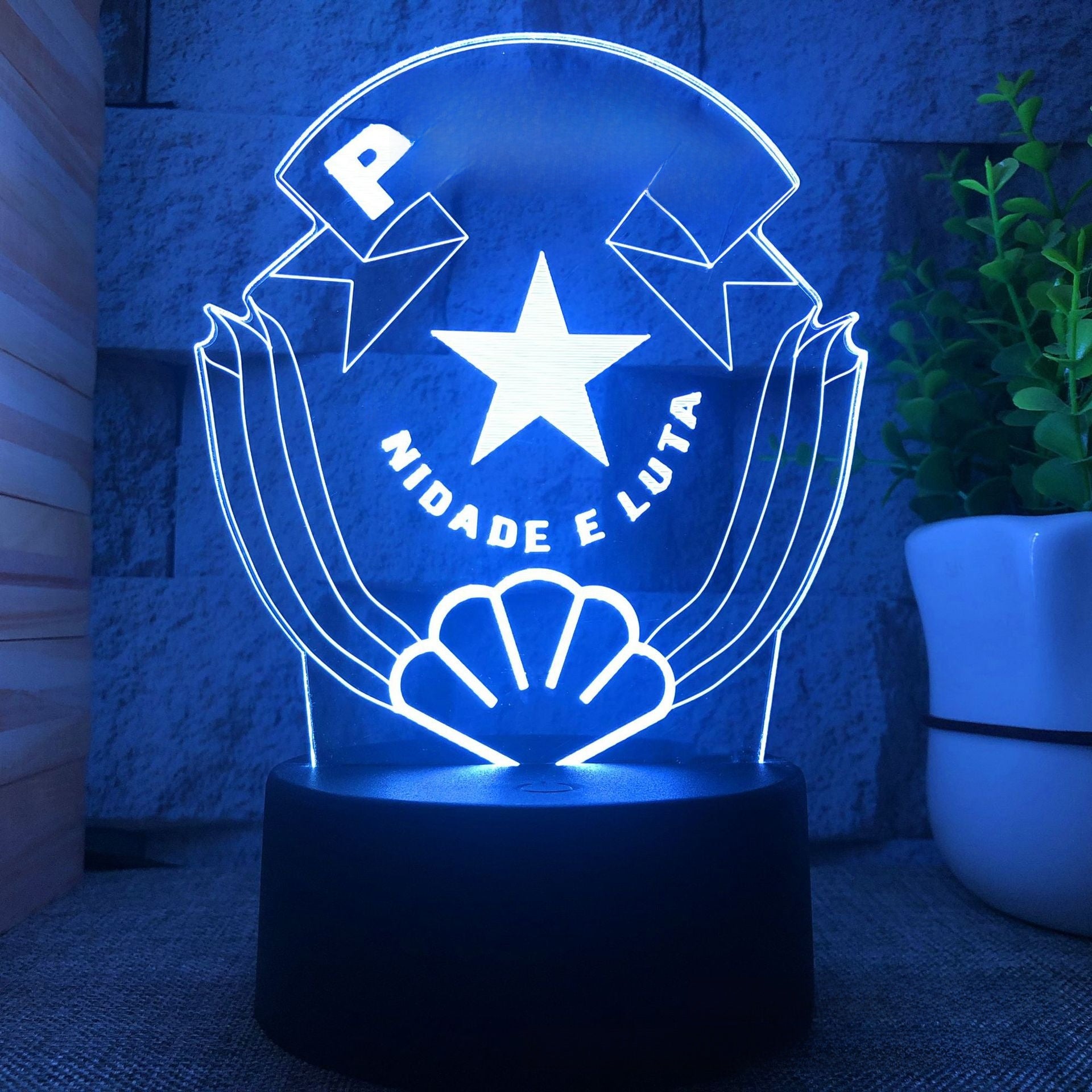 3D nightlight Football Club team logo