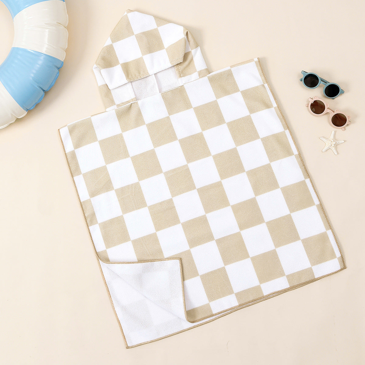 Kids Hooded Bath Towel Cape