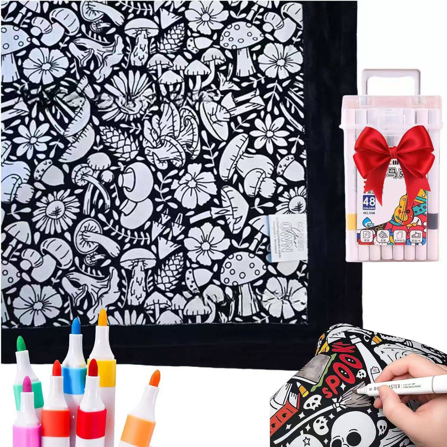 DIY Washable Kids Coloring Blanket