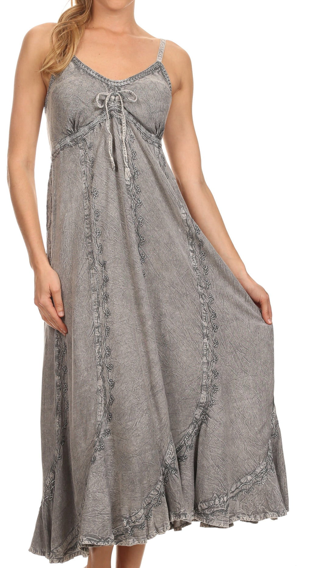 Sakkas Allie Embroidered Maxi Dress