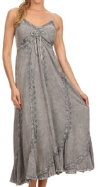 Sakkas Allie Embroidered Maxi Dress