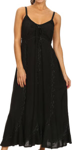 Sakkas Allie Embroidered Maxi Dress