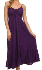 Sakkas Allie Embroidered Maxi Dress