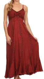Sakkas Allie Embroidered Maxi Dress