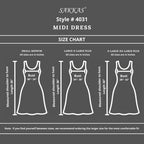 Sakkas Stonewashed Rayon Adjustable Spaghetti Straps Mid Length Dress