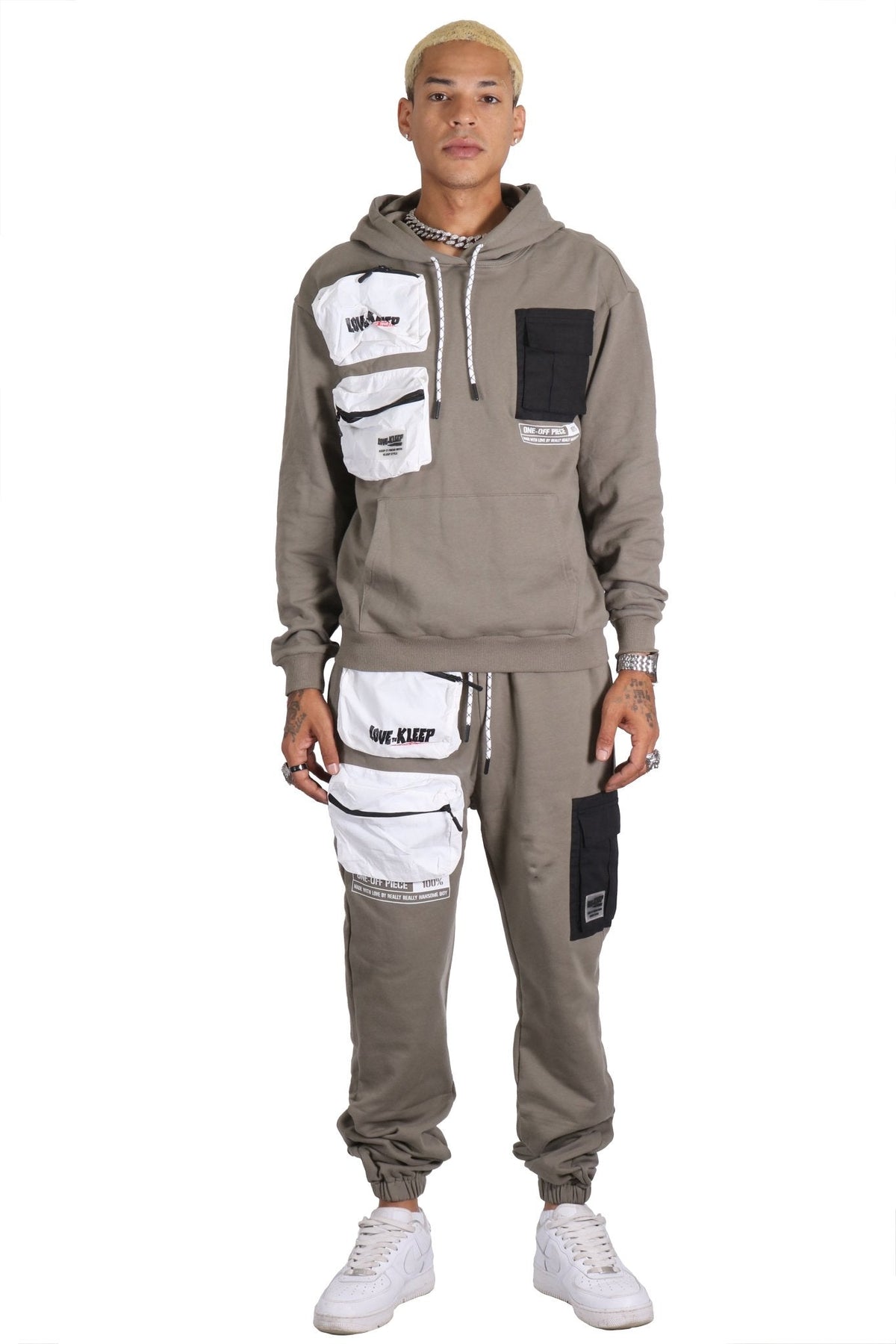 Men's French Terry Cargo Jogger – Raffia