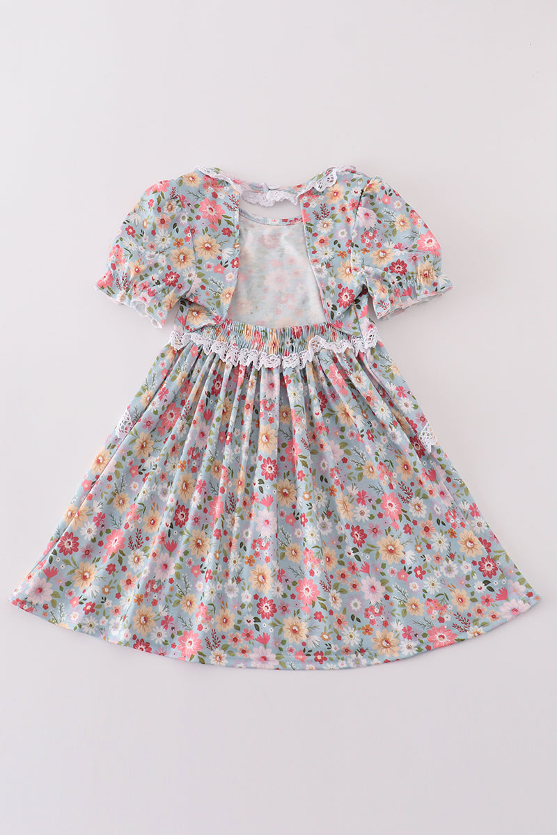 Green Daisy Mommy & Me Dress