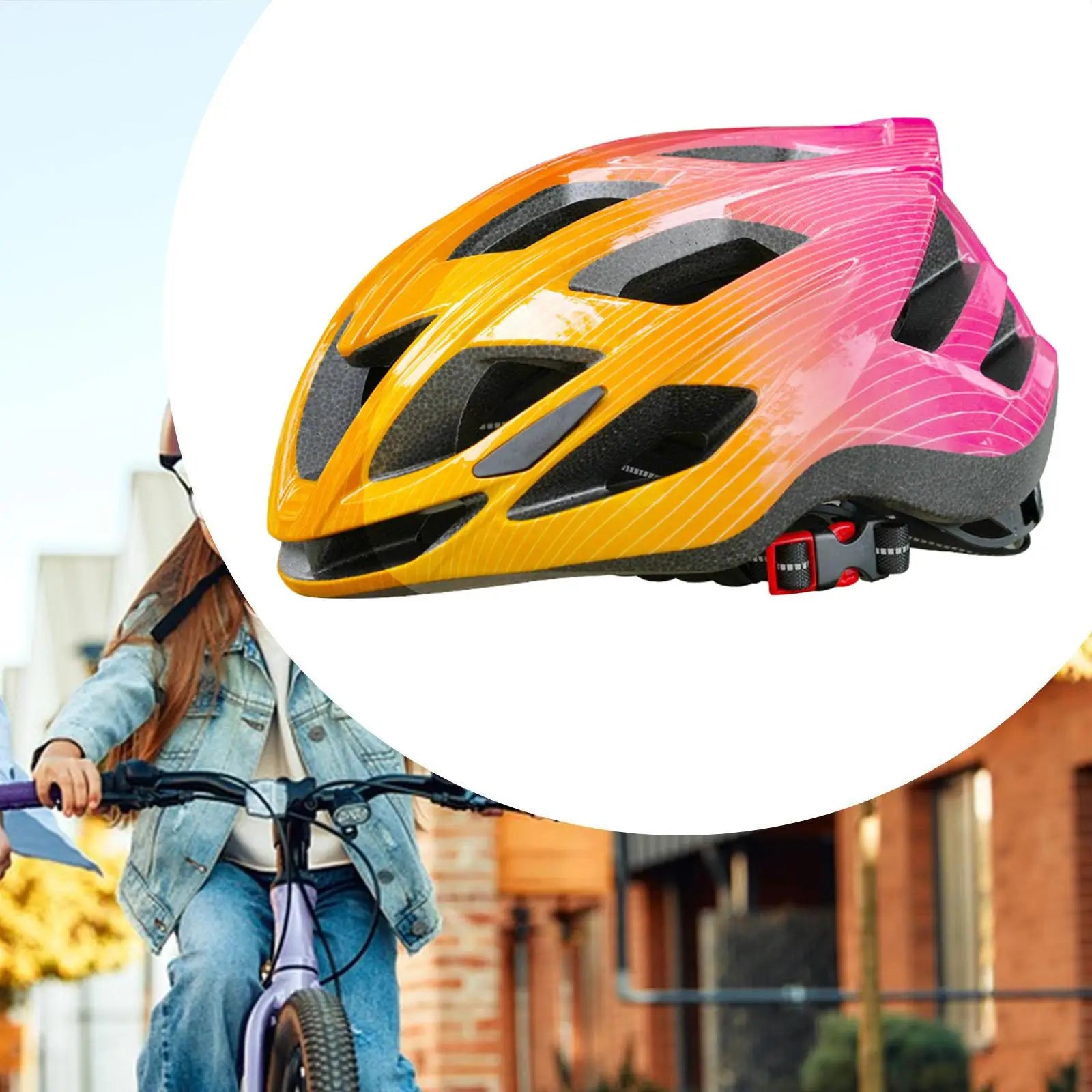 Kids Cycling Helmet Lightweight Shockproof Protective Gear for Skateboarding Biking Roller Activities