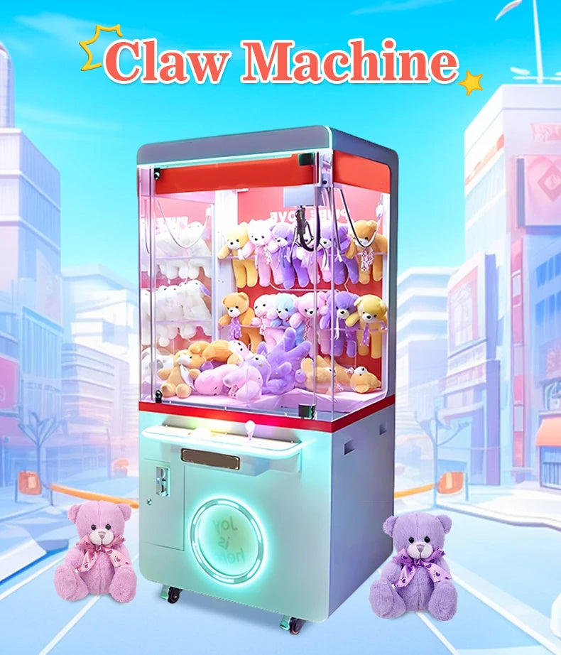 Tall Claw Game Machine Prize Redemption Arcade Vending Equipment Commercial Customize