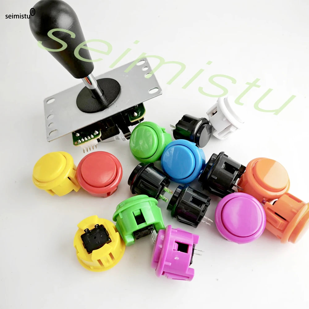 ARCADE Joystick Copy SANWA Game Machine Arcade Console DIY Kit Push Buttons For PC Raspberry Pi Zero Delay USB Board Controller