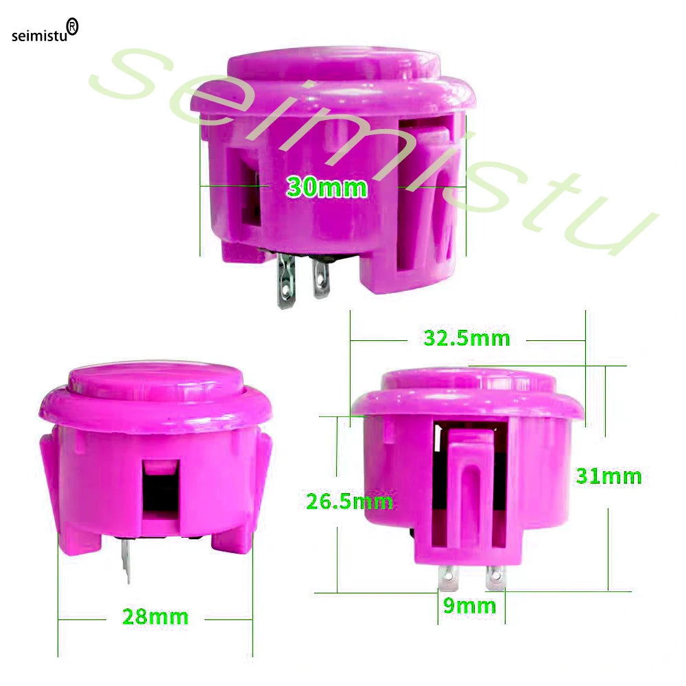 ARCADE Joystick Copy SANWA Game Machine Arcade Console DIY Kit Push Buttons For PC Raspberry Pi Zero Delay USB Board Controller