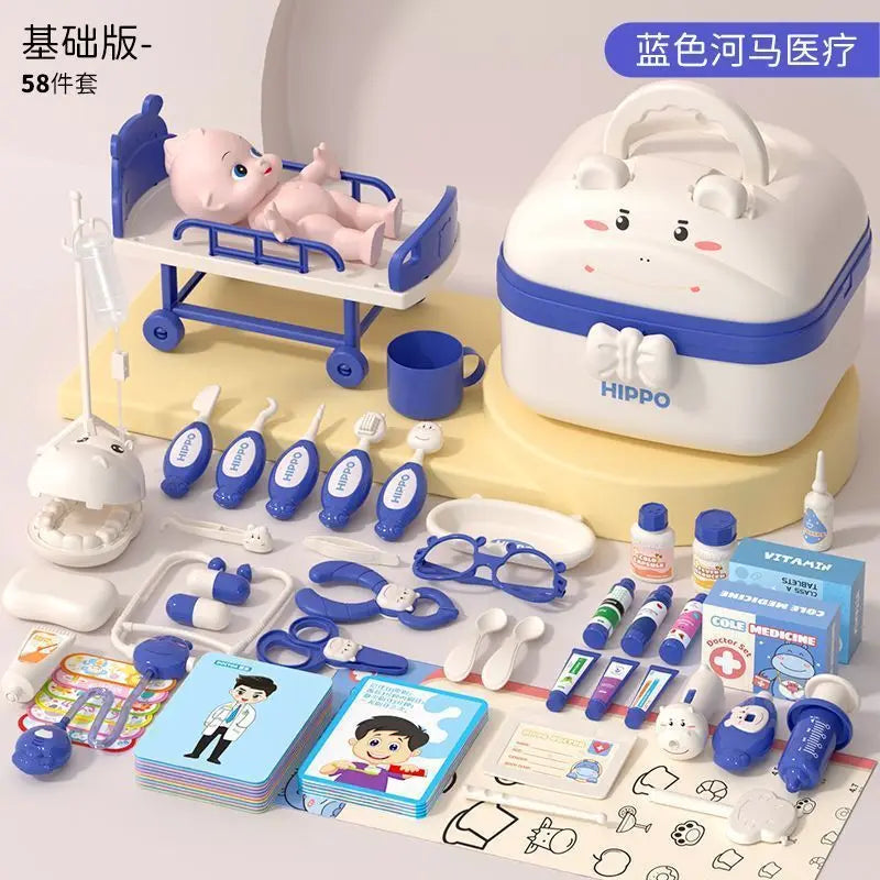 Kids Doctor Toy Set Medical Kit Pretend Play for Girls Boys 3-6 Years Old Educational Gift