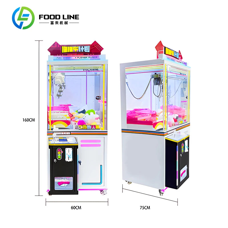 Tall Claw Game Machine Prize Redemption Arcade Vending Equipment Commercial Customize