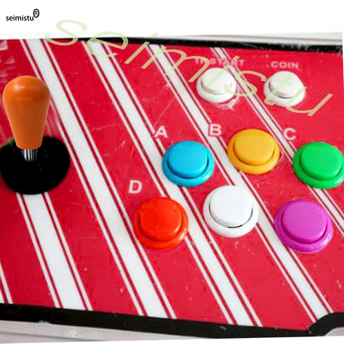 ARCADE Joystick Copy SANWA Game Machine Arcade Console DIY Kit Push Buttons For PC Raspberry Pi Zero Delay USB Board Controller