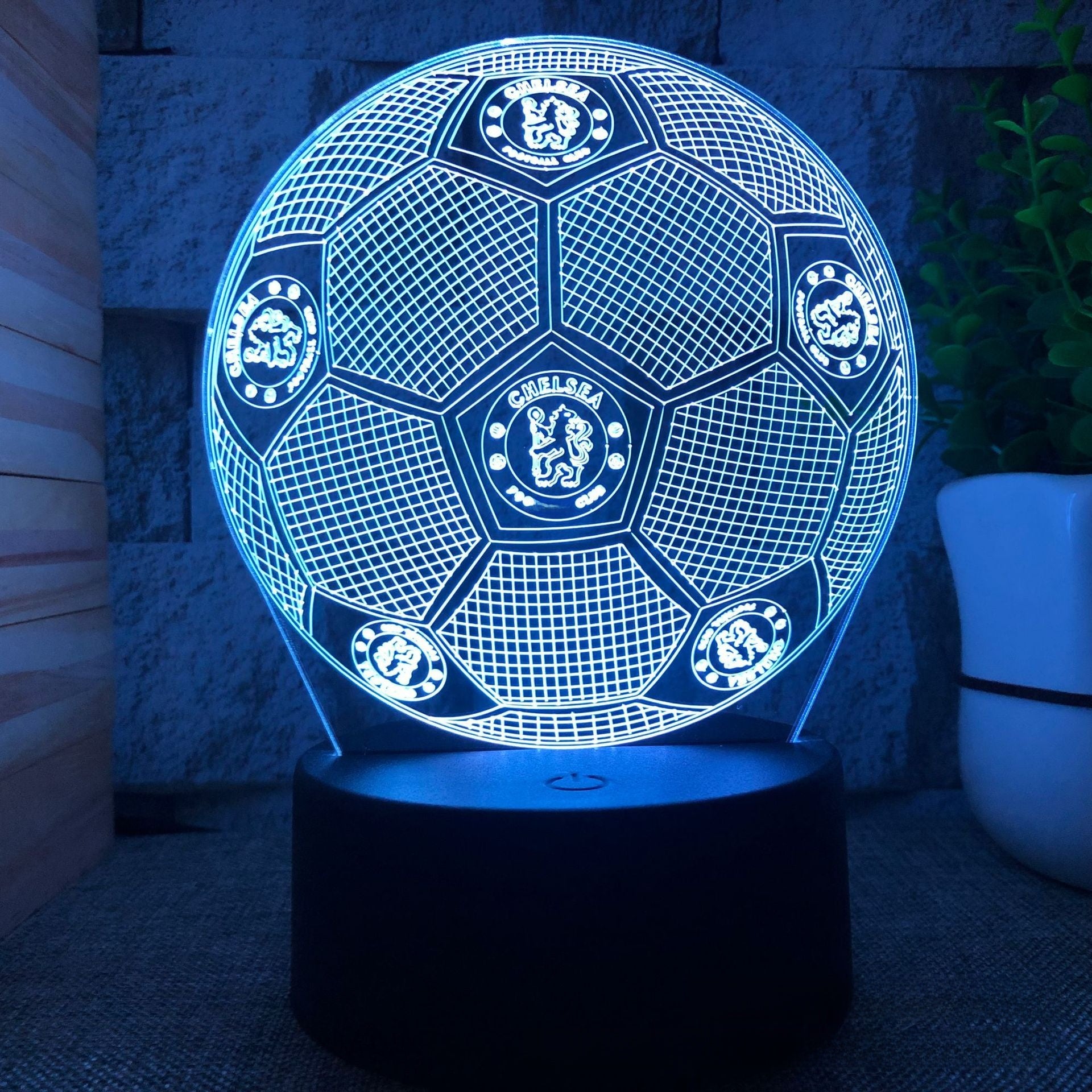 3D nightlight Football Club team logo