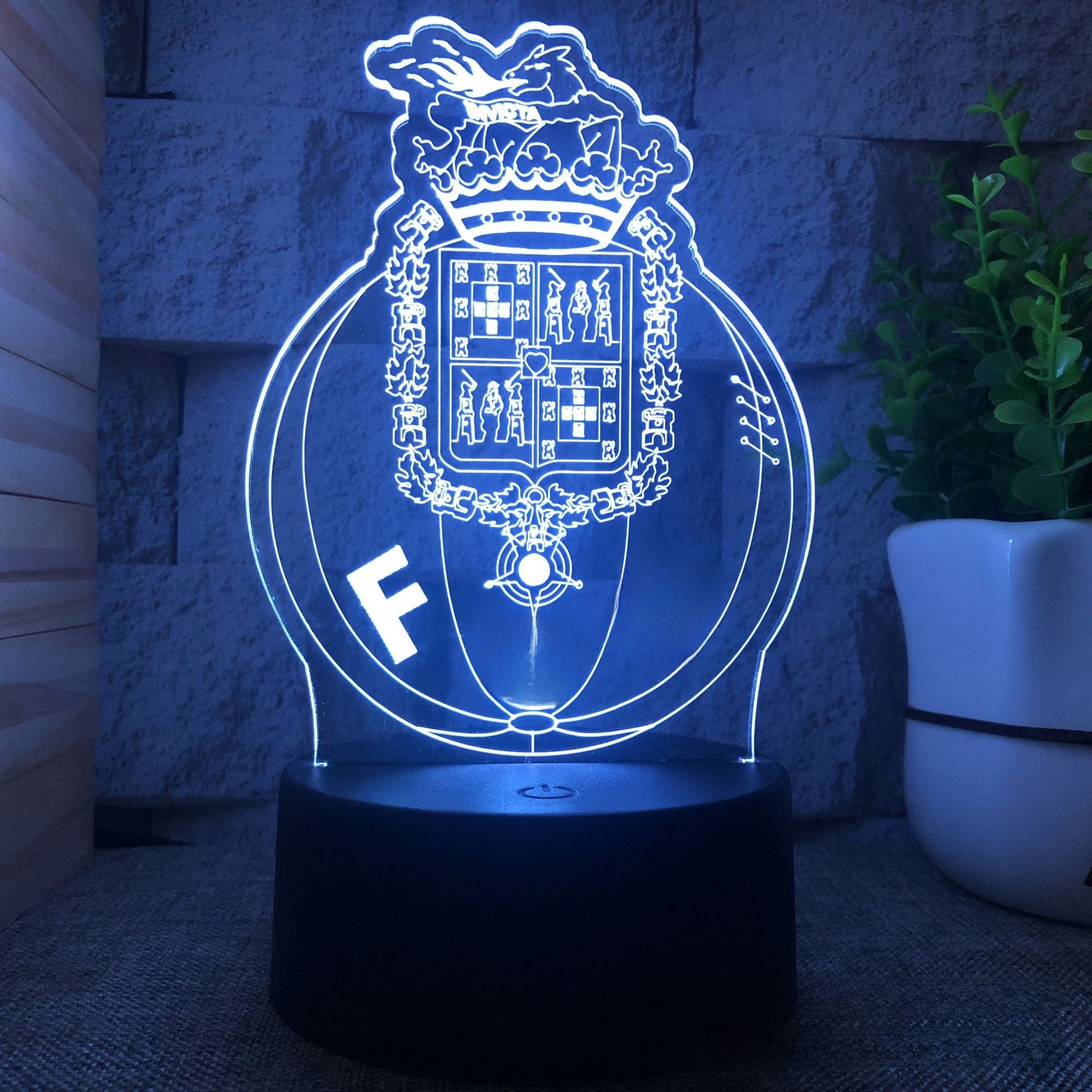 3D nightlight Football Club team logo