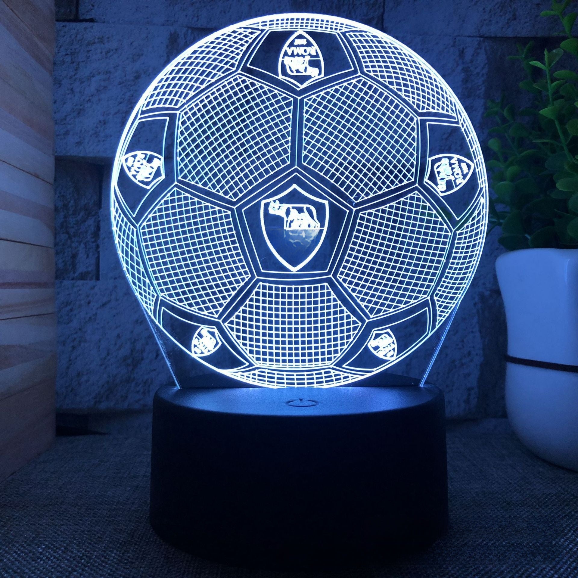 3D nightlight Football Club team logo