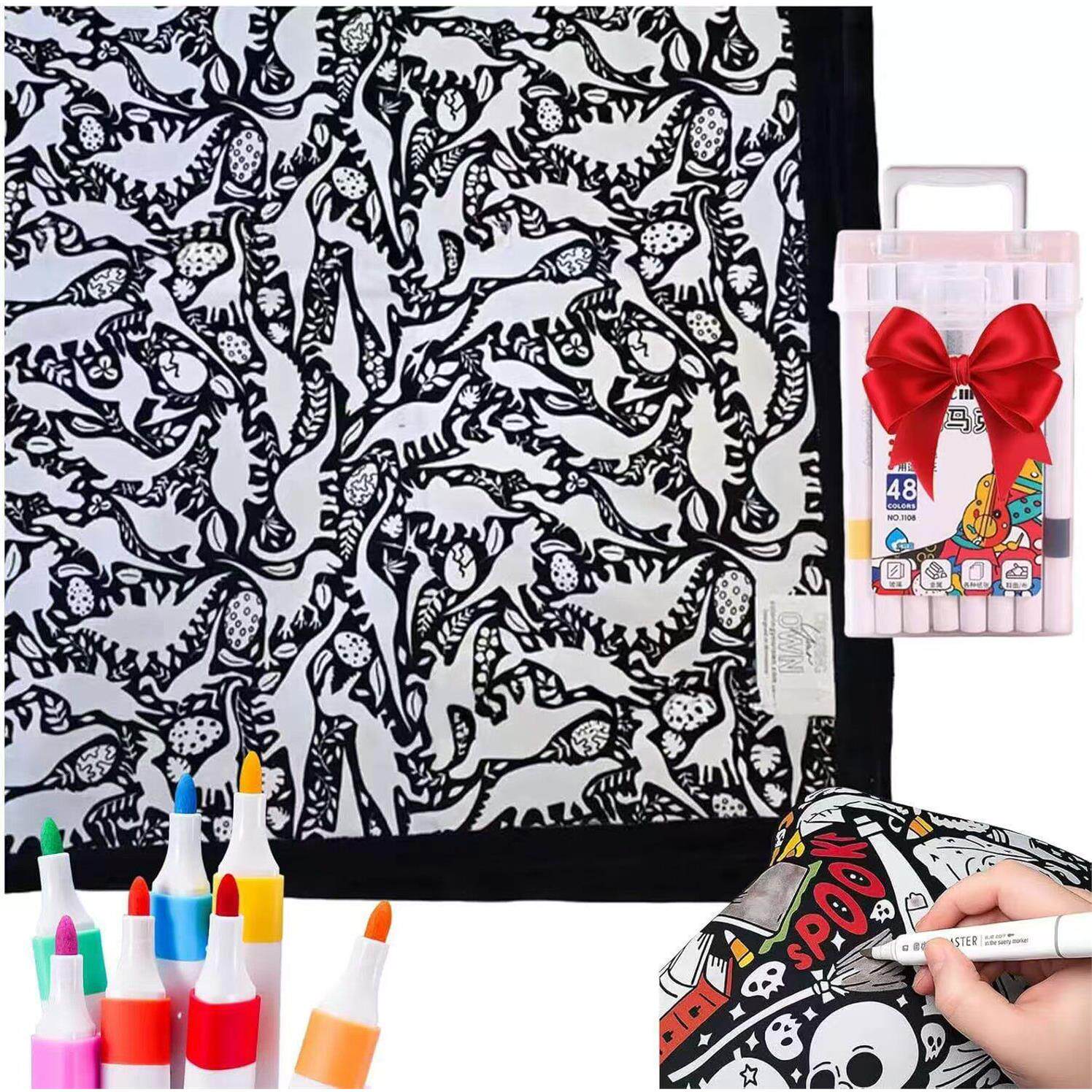 DIY Washable Kids Coloring Blanket