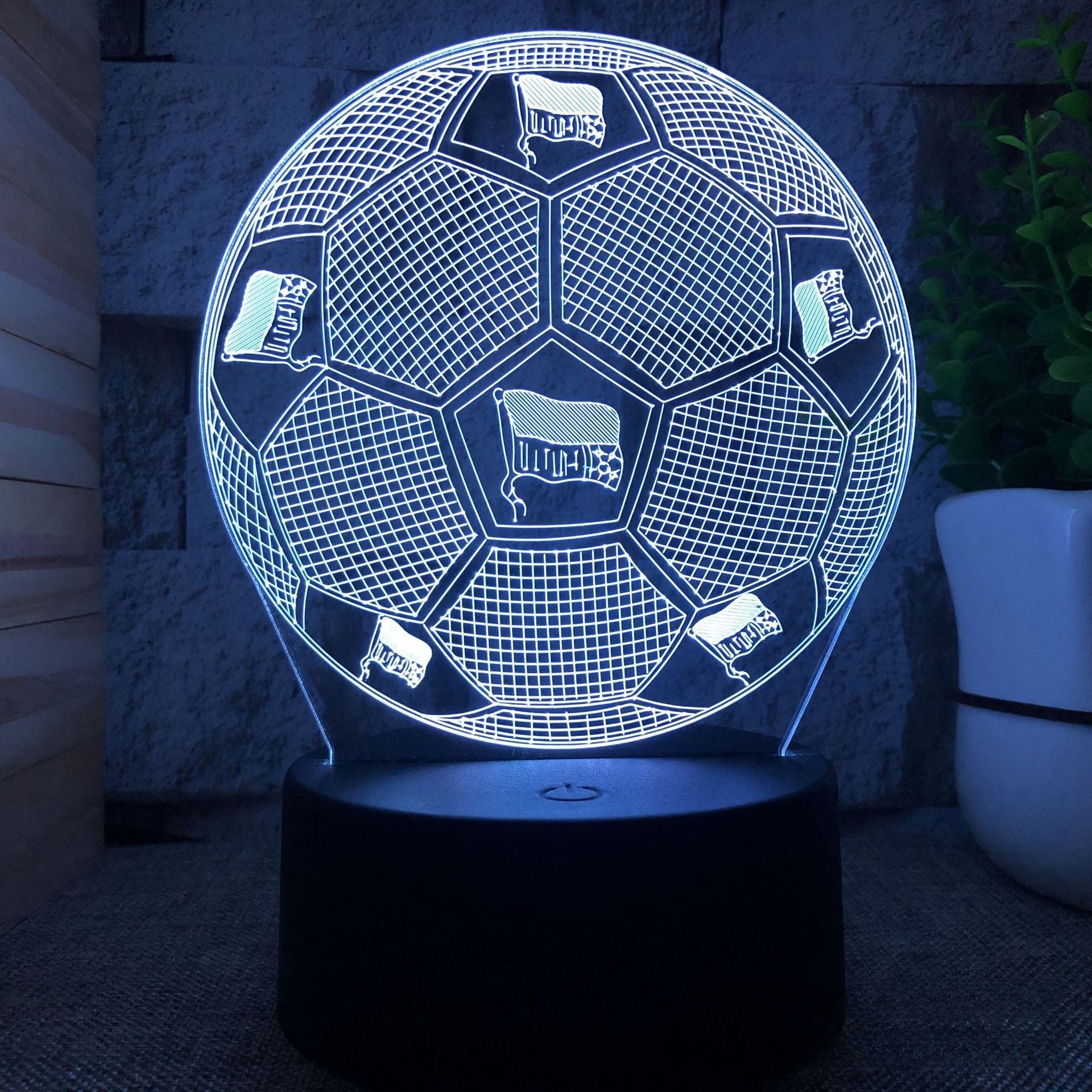 3D nightlight Football Club team logo