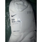 Nike 3pk Men’s Everyday Training Dri-Fit Ankle Socks, Size L - White Color