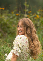 Celine Puff Sleeve Floral Maxi Dress