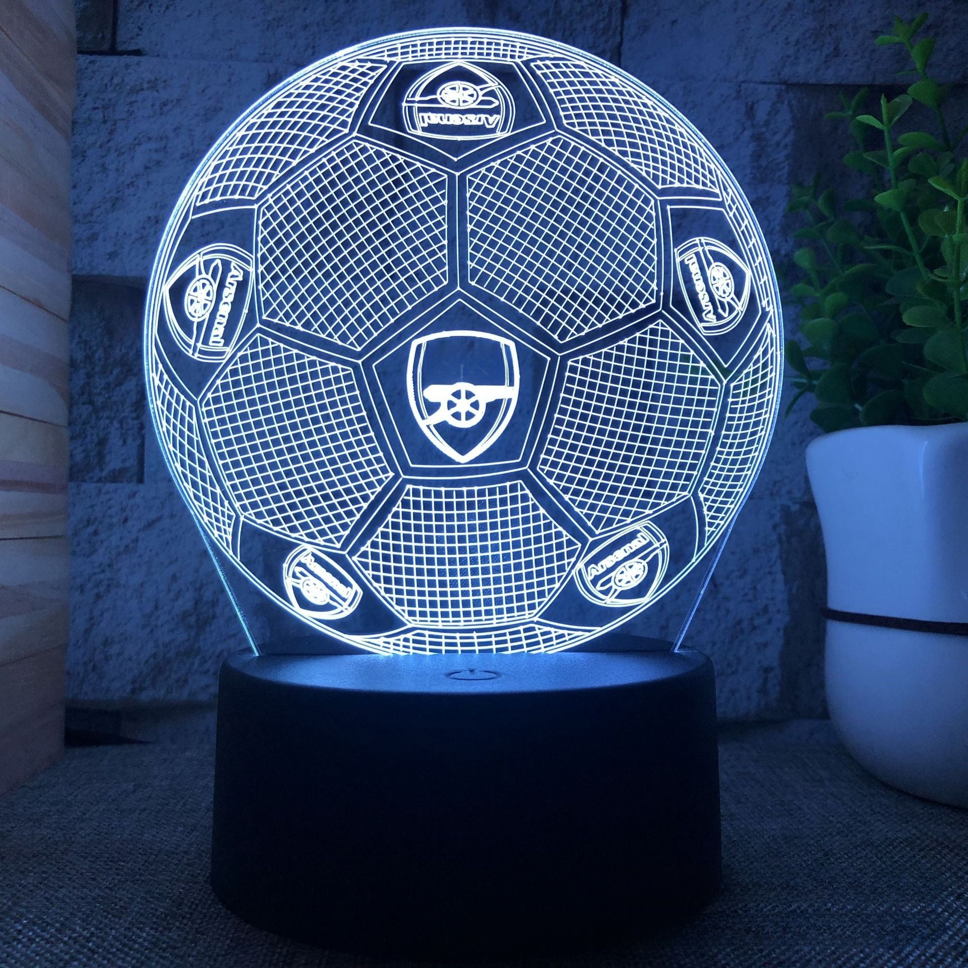 3D nightlight Football Club team logo